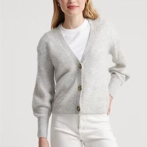 Quince Light Gray Women's Cardigan